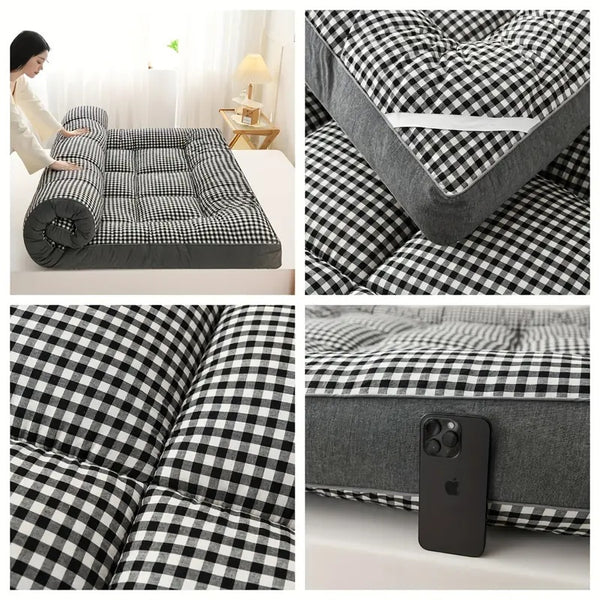 Ultra-Soft Mattress Topper with Deep Pocket Fitted Skirt - Cloud-Like Support & Breathable Fabric, Hotel Grade, Machine Washable, Multiple Sizes for Bedroom, Guest Room, and Dorm