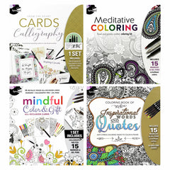 Sketch plus Colouring Book in 4 Options
