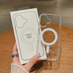 Clear Magnetic Phone Case Compatible with iPhone 17 Series (17, 17 Pro, 17 Air, 17 Pro Max) | Transparent Shockproof TPU Cover | Slim Protective Phone Accessory