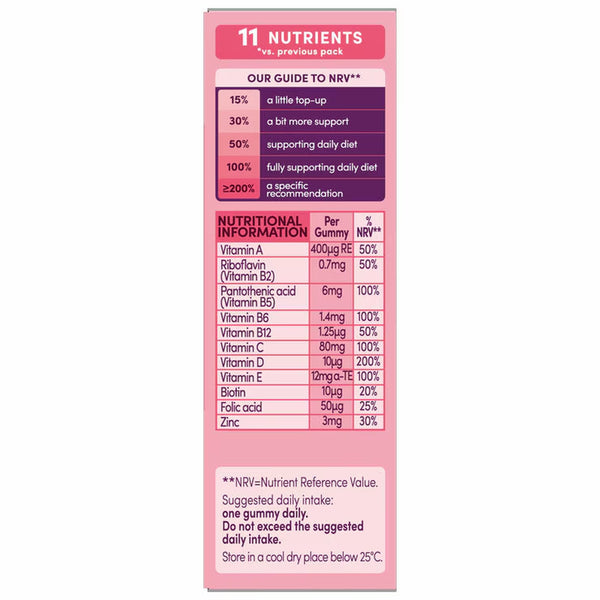 Bassetts Strawberry Multivitamin 3-6 Years, 5 X 30 Count