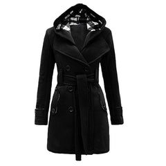 NOROZE Women’s Fleece Coat | Long Sleeve Belted Button Jacket | Warm Winter Outerwear | UK Sizes 8–26