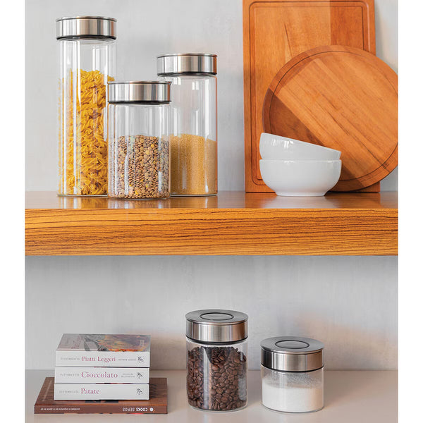 Tramontina Airtight Glass Container Set, 5 Piece