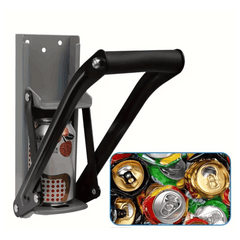 1pc Heavy Duty 16-Ounce Metal Can Crusher- Wall-Mounted Beverage, Beer Can and Bottle Compressor- Suitable Recycling and Home Use- and Halloween