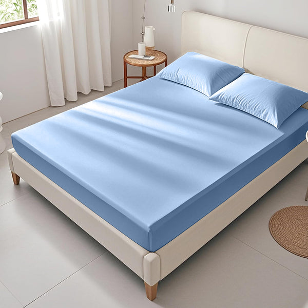 40cm Extra Deep Fitted Sheet, All seasons Bedding Ultra Soft Breathable Microfiber Bedding, Wrinkle-Free, Machine Washable, Hotel Quality All Sizes Available