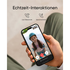 eufy Security Video Doorbell Camera Wireless C30, Live Video Call, 2K FHD, Battery Powered, 16:9 Wide View, Easy Installation, Human and Motion Detection, HomeBase S380 Compatible