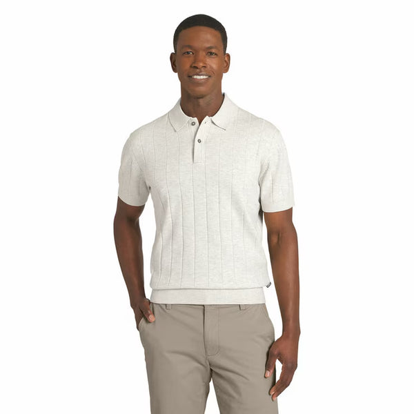 Chaps Men'S Ribbed Knit Polo