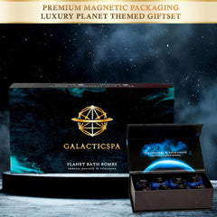 Planet Themed Bath Bombs / 8 X 60G Handmade Luxury Bubble Bath Fizzer Set/Non-Staining, Vegan, Cruelty-Free/Spa Gift for Men, Women and Kids