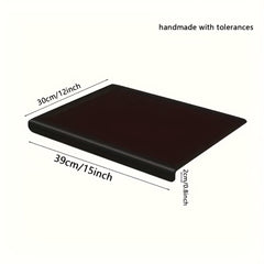 1pc Large Heavy-Duty Non-Slip Acrylic Cutting Board with Black Surface - Large Chopping Board Suitable for Home & Commercial Kitchens, Durable Easy-Clean Fruit/Vegetable Board, Countertop Protection
