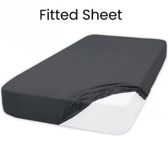 ELAFY Extra Deep 25CM Fitted Sheet Bed Sheets Single Double King Super King Bed Size cotton rich Feels super soft