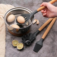 14pcs Silicone Kitchen Utensil Set - Easy Cooking And Baking Tools, Perfect for Holidays (Christmas, Valentine'S Day, St. Patrick'S Day, Graduation, Ramadan), Includes Kitchen Essentials | Modern Utensils Kitchen Additions for Every Home Chef
