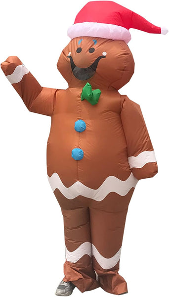Inflatable Christmas Costume - Blow up Suit for Halloween, Festivals & Carnivals