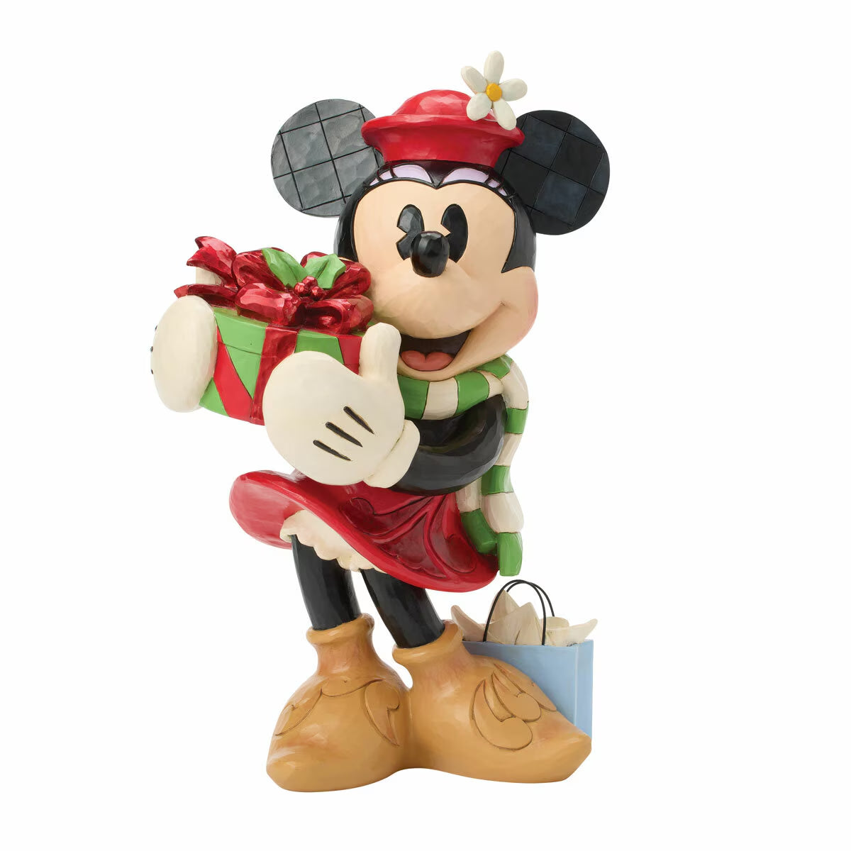 Disney Christmas Mickey & Minnie with Presents Statue Designed by Jim Shore