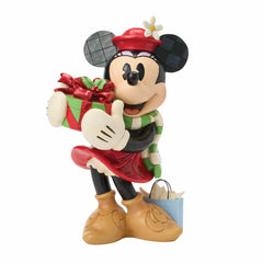 Disney Christmas Mickey & Minnie with Presents Statue Designed by Jim Shore
