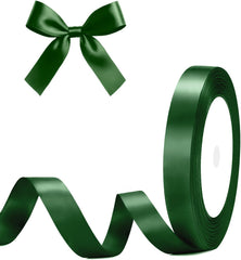 G2PLUS White Stain Ribbons - 22M Thick Fabric Gift Wrap Ribbons for Crafting, Wedding & Valentine'S Day Decoration