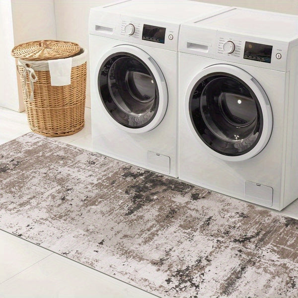 1pc Hallway Runner Rug Non Slip Carpet Runners 80x300cm Modern Abstract Hall Runner Carpet Runner Washable Kitchen Rugs for Hallway Entryway Kitchen Bedroom