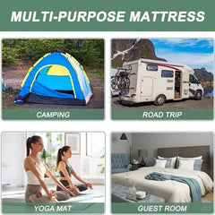 1200GSM Futon Mattress, a Padded Japanese-Style Floor Mattress with a Quilted Design, Featuring a 10Cm Extra Thick Folding Sleeping Pad That Is Breathable, Suitable for Use As a Floor Lounger Or Guest Bed for Camping