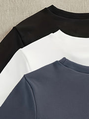 3pcs Women's Sportswear Set, Long Sleeve and Long Pants, Made of Fabric