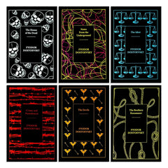 Complete Collection of Fyodor Dostoevsky 6 Books Set (Crime and Punishment, Notes From the Underground, The Brother Karamazov, The Devils, The House of the Dead, The Idiot)