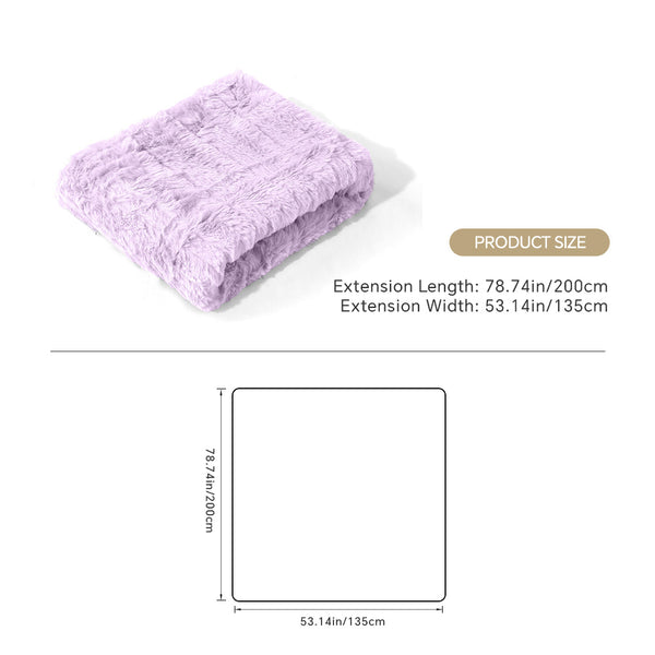 3pcs Faux Rabbit Plush Bedding Set, Soft Fluffy Comfortable Thicken Warm Autumn-Winter Duvet Cover & Pillowcase Set, Machine Washable, Ideal for Hotel, Guest Room, Bedroom, Home Use,Christmas Presents, Single/Double/King/Super King Size (1*Duvet Cover + 2