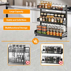 2-layer metal microwave rack, adjustable, expandable, and stretchable kitchen rack, sturdy, stainless steel, easy to clean, used for microwave and oven storage, kitchen countertop shelf, universal