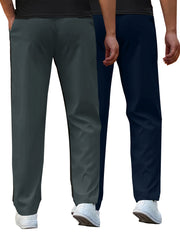 Two-Pc Men'S Casual Pants Men'S Straight-Leg Casual Work Pants Spring And Summer Thin Style
