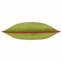 Furn Meridian Green Velvet Feather Fill Cushion, 55 X 55 Cm