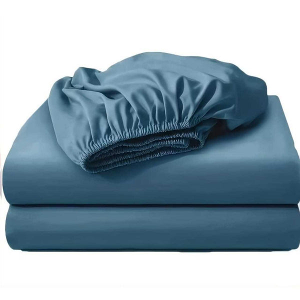 FORZA TEXTILES - Extra Deep 40cm Pocket Fitted Bed Sheet – Full Elastic Edge for Deep Mattresses, Durable Construction for Daily Use, Easy Care Fabric that Saves Time, Wrinkle-Resistant Surface and a Clean, Tidy Bed Appearance with Perfect Mattress Covera