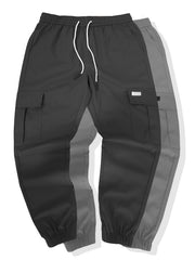 2pcs Men's Cargo Pants - Multifunctional Pockets, Adjustable Drawstring, Suitable for Everyday Casual and Formal Wear in All Seasons - Great Birthday/Christmas Gift - Machine Washable and Durable, a Must-have for Outdoor Enthusiasts