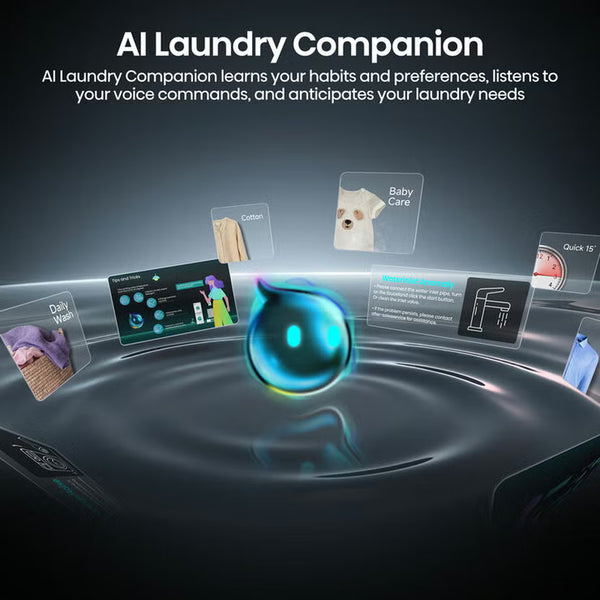 Hisense 7I Series DH7I108BBAB1 10Kg Heat Pump Dryer, A+++ Rated in Black