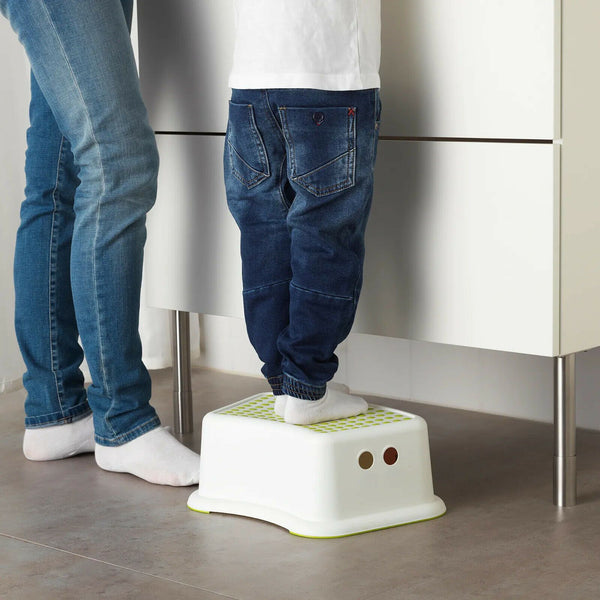 Plastic Child Foot Step Stool Anti-Slip Cover on Top For Children Practical Non-Slip Toilet Step | Toilet Steps For Toddlers | Step Stool | Toddler Step Stool | Toilet Seat & Step, Toilet Stool