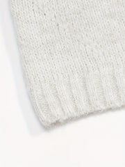 A Soft And Cozy Short Sweater with a Laid-Back Vibe, Perfect for Versatile Styling