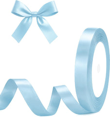 G2PLUS White Stain Ribbons - 22M Thick Fabric Gift Wrap Ribbons for Crafting, Wedding & Valentine'S Day Decoration