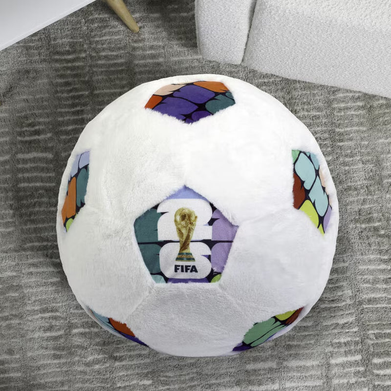 FIFA® World Cup Decorative Football Cushion in 2 Designs, 40 X 40 Cm