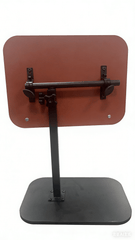 1pc 360 ° Flip Desktop Adjustable Height Small Table, Fashionable and Simple Metal Frame with Wooden Desktop Stable and Not Easy to Shake, Portable and Lightweight Side Table Snack Table - Home Office Desk Bedside Table, Essential for Drama Enthusiasts, H