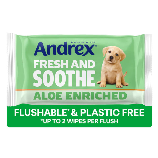 Andrex Fresh & Soothe Hygiene Wipes Moist Toilet Tissue 12 X 36 Wipes