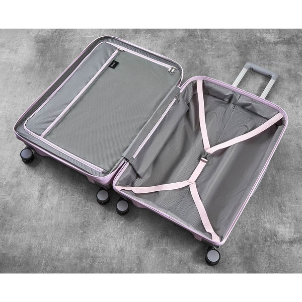 Rock Tulum 2 Piece Hardside Luggage Set in Lilac