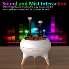 Essential Oil Diffuser for Bedroom, 250Ml Jellyfish Mist Flame Aromatherapy Air Humidifier, Aroma Diffuser with 8 Colour LED Lights, Timers, Waterless Auto Shut-Off