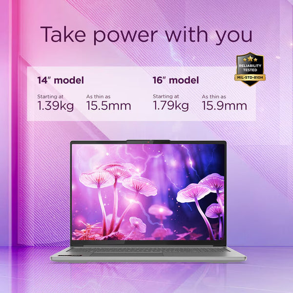 Lenovo Ideapad Pro 5 Copilot+ PC, AMD Ryzen AI 7, 32GB RAM, 1TB, 14 Inch OLED Laptop, 83JL001LUK