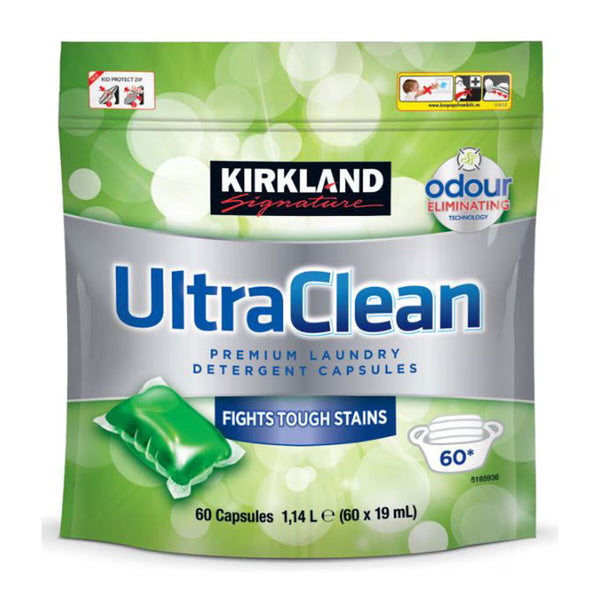 Kirkland Signature Ultra Clean Laundry Bio Detergent, 2 X 60 Pack