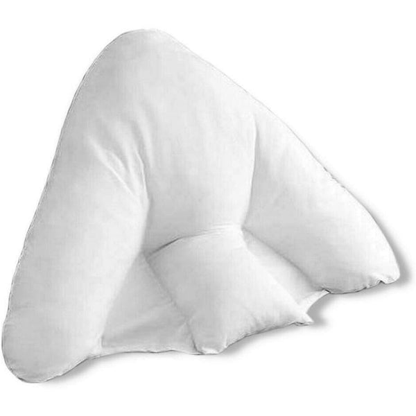 Batwing pillow Reading Pillow Orthopedic Neck & Back Support Pillow with Cushioning and Sitting Complete Back Rest Lumbar Support Soft Neck Pillow Back Support Cushion Backrest Batwing Triangle Pillow