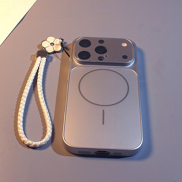 Phone case: Instant Switch to Apple 17 Pro Phone Case, Compatible with iPhone 16/15/14/13 Pro Max Models, Simple Solid Color Magnetic Acrylic Matte Protective Case, Anti-drop Protection, Full Coverage Hard Shell Design, Suitable for Couples and Trend