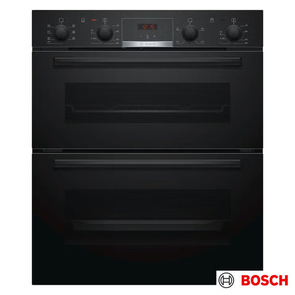 Bosch Series 4 NBS533BB0B Double Oven, a Rated in Black