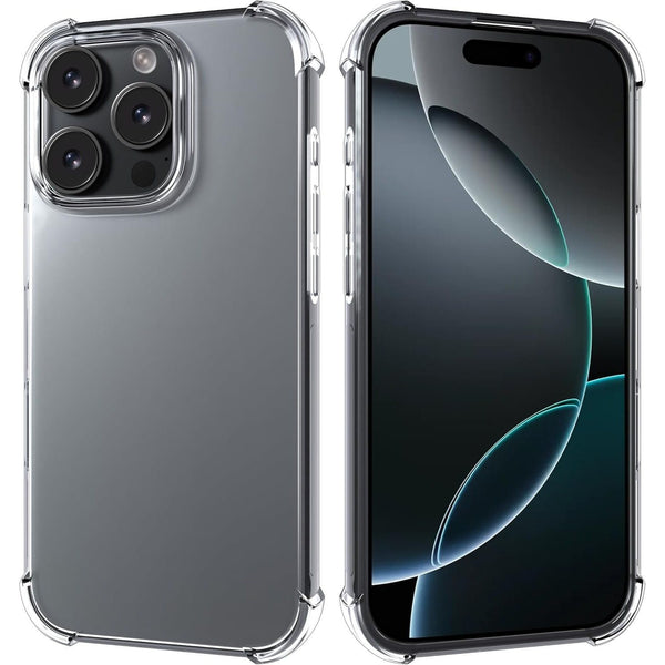 Case For iPhone 17 Pro Max 16 Pro Max Plus 15 14 13 11 12 7 8 17 Air Clear Shockproof Phone Cover