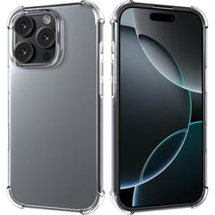 Case For iPhone 17 Pro Max 16 Pro Max Plus 15 14 13 11 12 7 8 17 Air Clear Shockproof Phone Cover