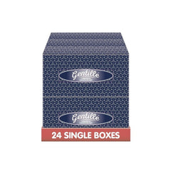 Gentille Facial Tissues Boxes 24 Pk Luxury Soft Strong Regular or Cube Box