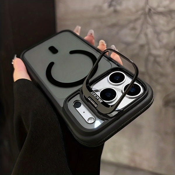 Phone Case - Magnetic Phone Case with Anti-Slip Edge Support for Iphone 17 Promax/Pro/Air, 16 Plus, 15, 14 Pro Max, 13, 12 And Galaxy S22. Wireless Charging Protective Cover, Drop-Resistant Case, Shockproof Phone Case, Stylish Phone Cover