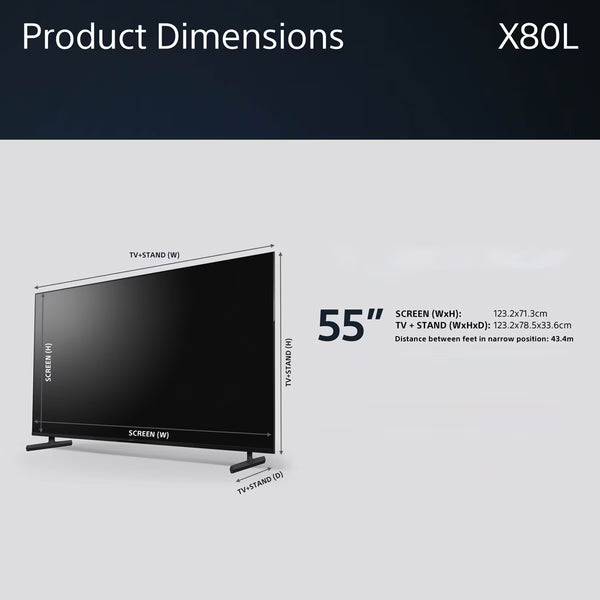 Sony KD55X80LU 55 Inch 4K Ultra HD Smart Google TV