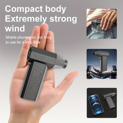 High Speed Violent Turbo Fan High Power Car Dust Blower Multifunctional Portable Violent Camping Fan Handheld Outdoor Camping Hair Dryer, Brushless Motor Turbofan Violent Fan High Speed Turbo Fan, Dust Buster, Air Buster