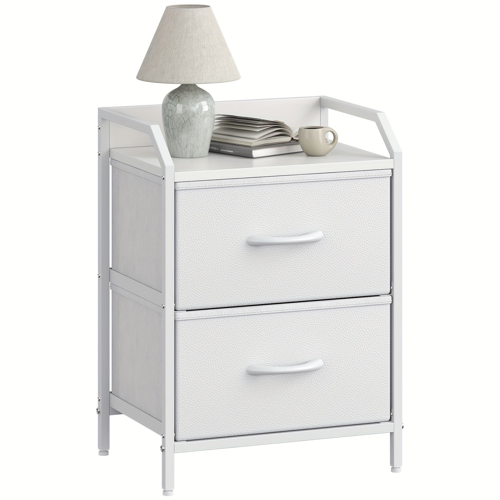 2 Drawers Bedside Table, Small Nightstand For Bedroom, Chest Of Drawers Bedroom, Storage Drawers For Living Room, Hallway