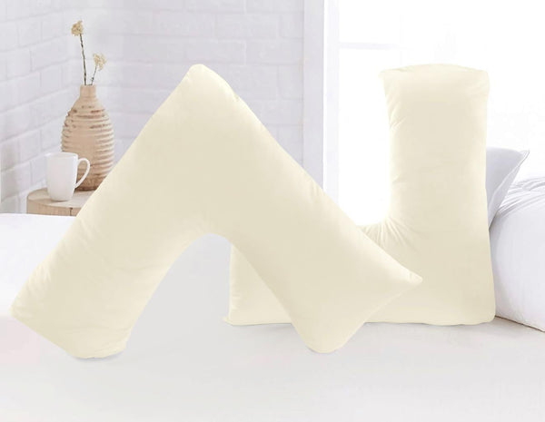 V shaped pillow case microfiber Back & Neck Support Pregnancy/Nursing V Pillowcase cover only Microfiber.